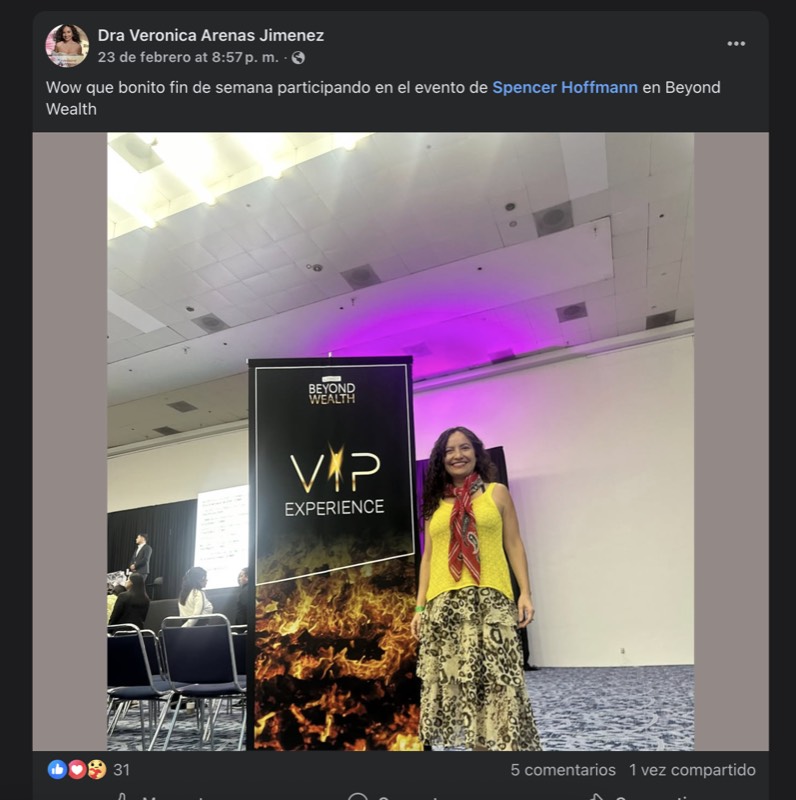 Review de participante en Beyond Wealth